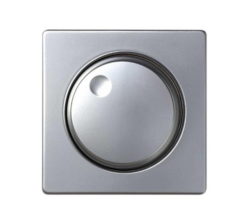 Simon 82 Накладка на проходной поворотно-нажимной светорегулятор, S82, S82N, алюминий  82054-33  Simon