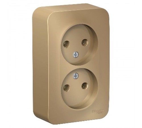 Blanca Титан О/У Розетка 2-ая без заземления без шторок, 16А, 250В  BLNRA000204  SE