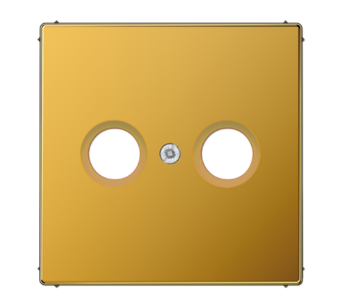 Крышка для телевизионной розетки; золото  LS990TVGGO  Jung