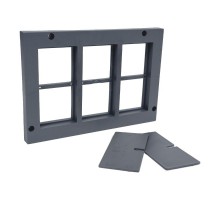 Рамка приборная на 6 модулей 45х45 PP 80/45/6 (LB)  PP 80/45/6_LB  Kopos