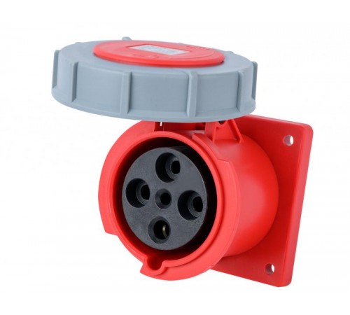 Розетка для скрытой проводки 3Р+РЕ 63А 380В IP67 РЩ-103  26272DEK  DEKraft