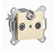 Cariva DIY Розетка TV-FM-SAT звезда, слоновая кость  695927  Legrand