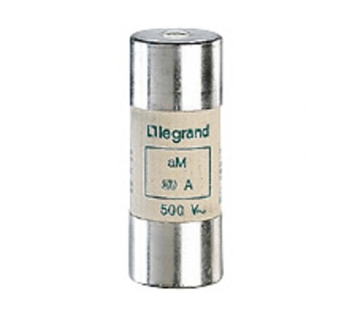 Предохранитель промышленный цилиндрический аМ 22x58 16а 500В без бойка  015016  Legrand