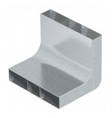 Вертикальный угол 90° кабельного канала EUK 250x48/3 секц. (сталь) (KV3 25048)  7400652  OBO Bettermann