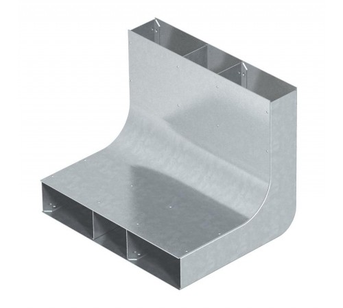 Вертикальный угол 90° кабельного канала EUK 250x48/3 секц. (сталь) (KV3 25048)  7400652  OBO Bettermann
