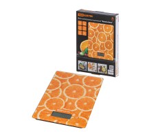 Весы электронные кухонные "Апельсины", стекло, деление 1 г, макс. 5 кг,  SQ4025-0003  TDM