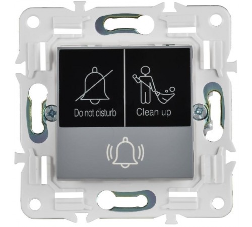 SKANDY Кнопка звонка с индикацией для отелей 10А SK-V17Gr серый   SK-V14-2-10-K03  IEK