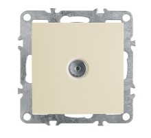 PST00-9108-02 Розетка телевизионная 1-местн. (механизм), 75 Ом, 5-862МГц, серия Эрна, слоновая кость  39326  STEKKER