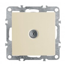 PST00-9108-02 Розетка телевизионная 1-местн. (механизм), 75 Ом, 5-862МГц, серия Эрна, слоновая кость  39326  STEKKER