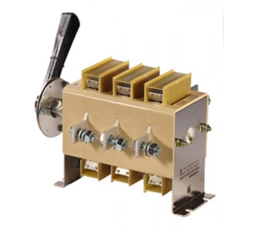 ВР32-37 В 71250-32 УХЛ3, 400А, левая съёмная бок.смещ.рук.,3п на 2 напр., с дуг.кам., IP32, выключатель-разъединитель  (ЭТ)  ET503840  Электротехник