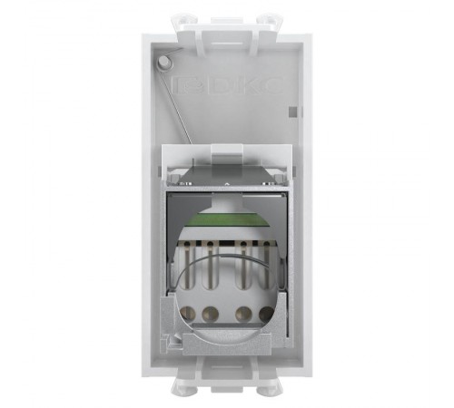 Компьютерная розетка "Белое облако" "Avanti" RJ-45 модульная, кат. 6 экран, 1 мод  4400391  DKC