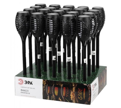 Cветильник садовый декоративный Факел на солнечной батарее, ERASF020-33 49,5 см  Б0044241  ЭРА