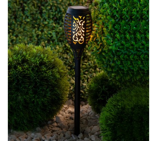 Cветильник садовый декоративный Факел на солнечной батарее, ERASF020-33 49,5 см  Б0044241  ЭРА