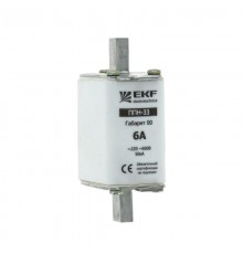 Плавкая вставка ППН-33 160/100А габарит 00  fus-33/160/100  EKF