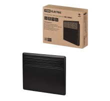 Конвектор электрический ЭК-1000С, 1000 Вт, термостат, СТИЧ, черный,  SQ2520-1207  TDM