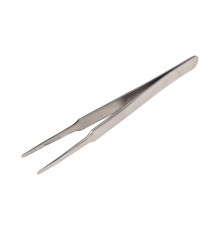 Пинцет прямой с закругленными кончиками 125 мм (блистер)  12-0377  REXANT