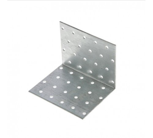 Уголок крепежный равносторонний 80х60х60x2, оцинкованный - накл.  126388  Tech-KREP