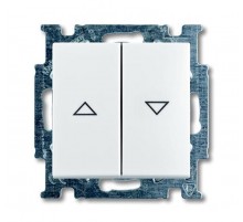 ABB Basic 55 Альп. белый Выключатель жалюзийный  1012-0-2140   2CKA001012A2140  ABB