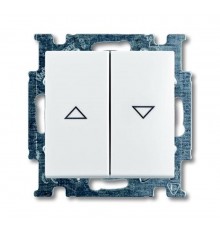 ABB Basic 55 Альп. белый Выключатель жалюзийный  1012-0-2140   2CKA001012A2140  ABB