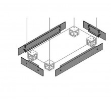 Фланец цоколя торц. 100х1600мм ВхШ (2шт)  ZN1600  ABB