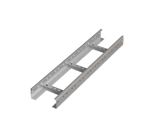 Лоток лестничный 80х600х2,0 L3000 мм HD85 N  LL80-600-2.0-3000 HD85 N  КМ - профиль