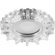 Светильник точечный встраиваемый под лампу, с LED подсветкой CD910 15LED*2835 SMD 4000K, MR16 50W G5.3, прозрачный, хром  28893  FERON