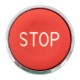 Механизм исполнительный кнопки "STOP" XB4 красный плоский возвратный без фиксации IP65  XB4BA-4158C-65  EKF