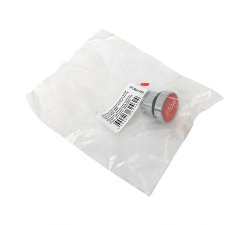 Механизм исполнительный кнопки "STOP" XB4 красный плоский возвратный без фиксации IP65  XB4BA-4158C-65  EKF