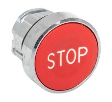 Механизм исполнительный кнопки "STOP" XB4 красный плоский возвратный без фиксации IP65  XB4BA-4158C-65  EKF