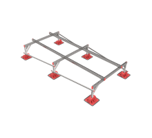 Опорная конструкция для установки оборудования TECHNORAPTOR LIGHTFOOT 1500х3000 тип 1  KM-TR-LTF-SSEI-1500-3000-1  КМ - профиль