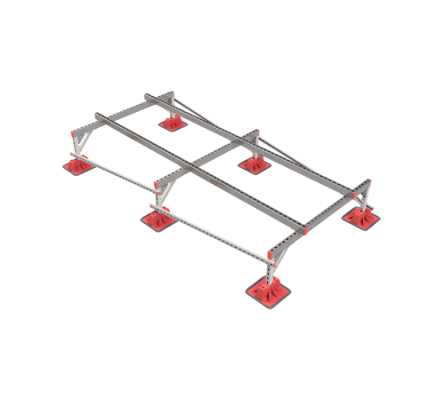Опорная конструкция для установки оборудования TECHNORAPTOR LIGHTFOOT 1500х3000 тип 1  KM-TR-LTF-SSEI-1500-3000-1  КМ - профиль