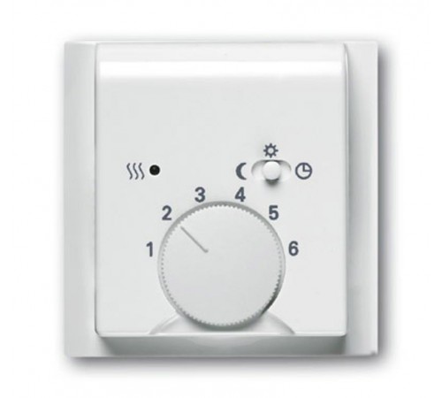 Плата центральная (накладка) для мех. терморегулятора (термостата) 1095 U, 1096 U, серия impuls, цвет альп. белый  1710-0-3577   2CKA001710A3577  A