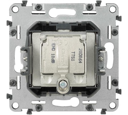 Valena Мех IN'MATIC Розетка TV-SAT оконечная (10дБ, диапазоны 5-862МГц/950-2400 МГц.)  753059  Legrand