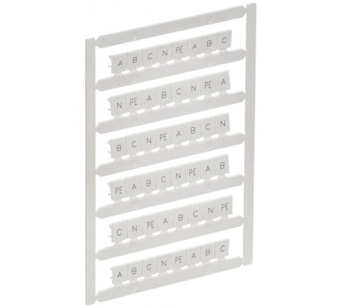 ARMAFIX Маркер для CTS 6мм2/CP 10мм2 "A; B; C; N; PE"  AF-CT10D-M-006-21  IEK (ИЭК)