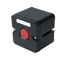 ПКЕ 212-1 У3, 10А, 660В, 1 элемент, красный цилиндр, накладной, IP40, пост управления (ЭТ)  ET519065  Электротехник