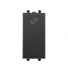 Диммер кнопочный модульный для LED ламп, "Avanti", "Черный матовый", 1 модуль  4412341  DKC