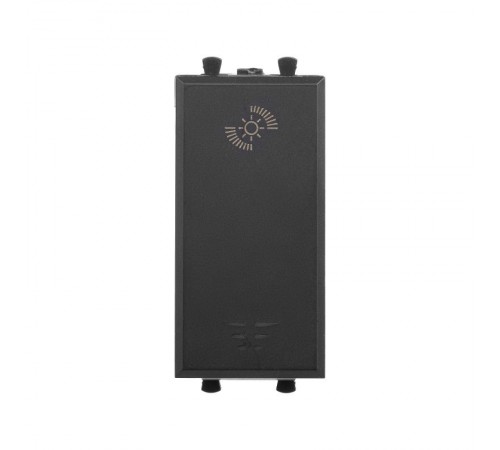 Диммер кнопочный модульный для LED ламп, "Avanti", "Черный матовый", 1 модуль  4412341  DKC