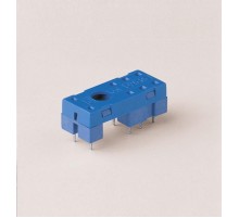 Розетка для монтажа на плате для реле 41.52, 41.61, 41.81; в комплекте пластиковая клипса 095.42; версия: синий цвет  95152SLA  Finder