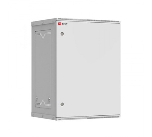 Шкаф телекоммуникационный настенный разборный 15U (600х350) дверь металл, Astra A серия EKF Basic  ITB15M350D  EKF