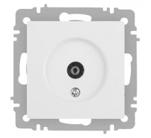 Розетка Intro Accent 6-301-01М TV одиночная, IP20, СУ, белый матовый  Б0063603  Intro