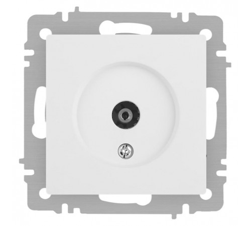 Розетка Intro Accent 6-301-01М TV одиночная, IP20, СУ, белый матовый  Б0063603  Intro