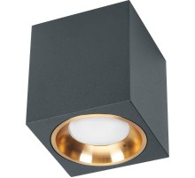Светильник потолочный под лампу ML1754 MR16 35W 220V, черный, золото  41200  Feron