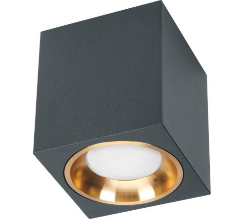 Светильник потолочный под лампу ML1754 MR16 35W 220V, черный, золото  41200  Feron