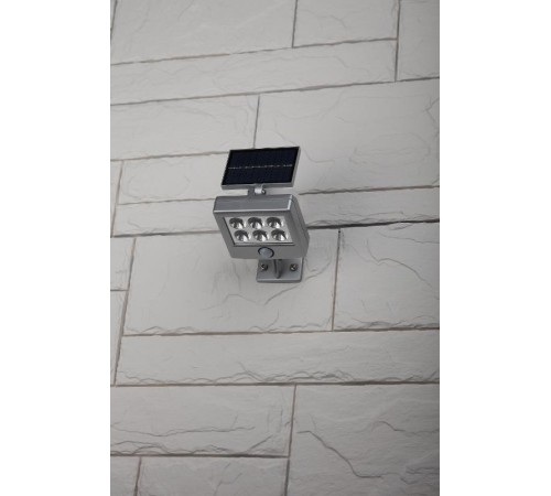 ERAFS048-08 Прожектор с датчиком движения, на солнечной батарее, 6LED, 150 lm  Б0044248  ЭРА