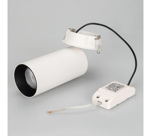 Светильник SP-POLO-BUILT-R65-8W Day4000 (WH-BK, 40 deg)  027249  Arlight