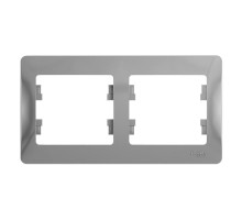 Glossa Алюминий Рамка 2-ая, горизонтальная  GSL000302  SE