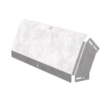 Угол вертикальный внешний 45 градусов с крышкой Стандарт 600х100   PR16.0582  Промрукав