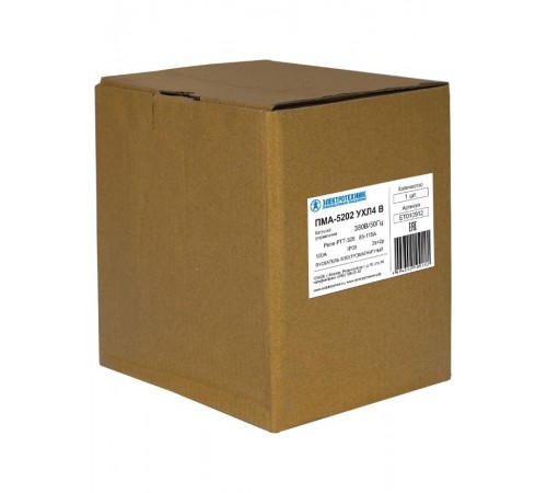 ПМА-5202 УХЛ4 В, 380В, 2з+2р, 100А, нереверсивный, с реле РТТ-325 85-115А, IP00, пускатель электромагнитный (ЭТ)  ET010912  Электротехник