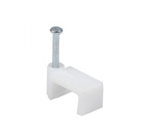 Скоба крепежная квадратная (плоская) (10мм.) (50шт.) EKF PROxima  plcn-ss-10  EKF