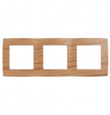 Рамка на 3 поста 12-5003-09  ,  дуб  Б0014769  ЭРА
